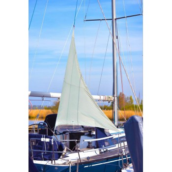 Zonnedoek schuin 3.8mx2.8m lang