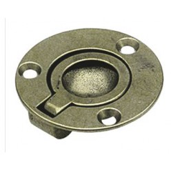 Ronde luikring Messing 50mm