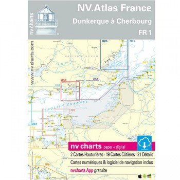 NV Atlas Frankrijk FR 1 - Dunkerque à Cherbourg
