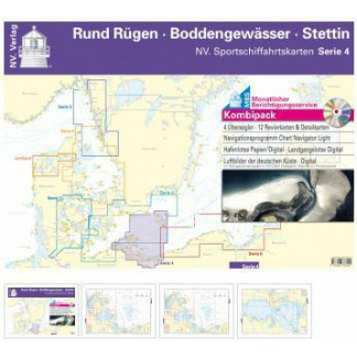 NV Atlas Serie 4 - Rund Rügen - Boddengewässer - Stettin