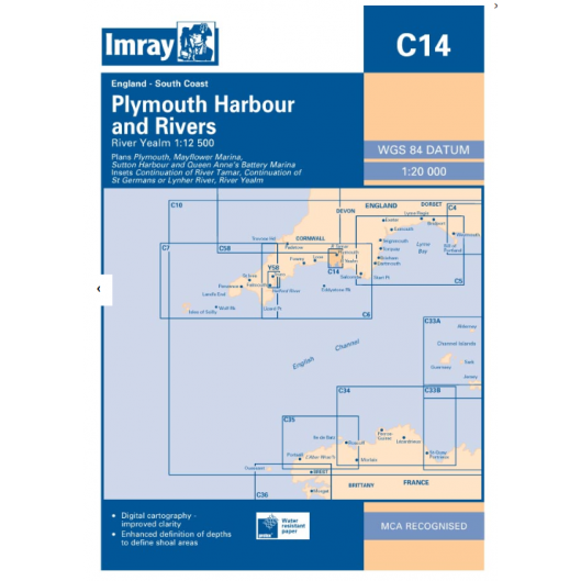 Imray C 14 - Plymouth Harbours and Rivers