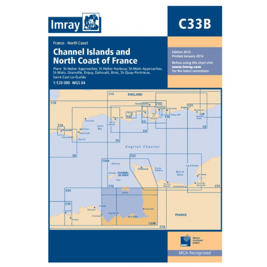 Imray C 33B - Channel Islands and North coast of France