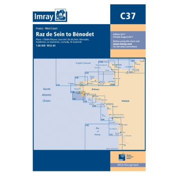Imray C 37 - Raz de Sein to Benodet