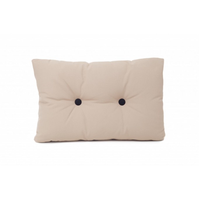 Buitenkussen Beige met knopen