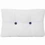 Buitenkussen met knopen Wit