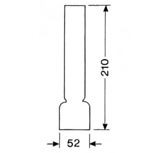 LAMPEGLAS 14 LIGNE X 210MM