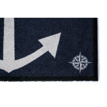 Deurmat Anchor Navy 60 x 40 cm
