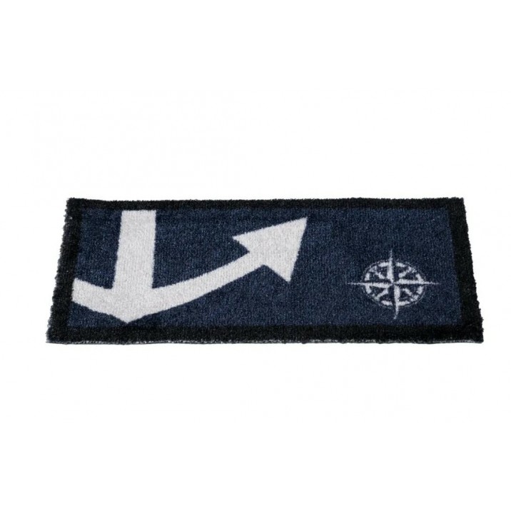 Deurmat Anchor Navy 55 x 25 cm