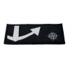 Deurmat Anchor black 55 x 25