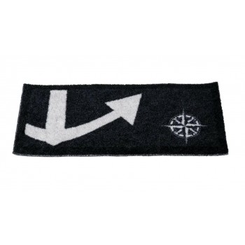 Deurmat Anchor black 55 x 25