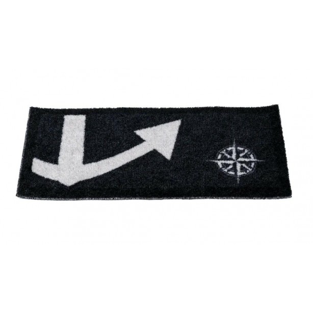 Deurmat Anchor black 55 x 25