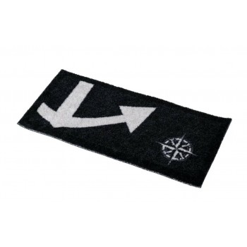 Deurmat Anchor black 55 x 25