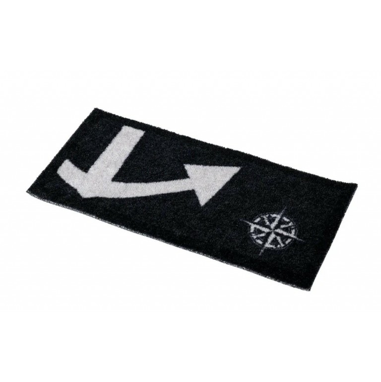 Deurmat Anchor black 55 x 25