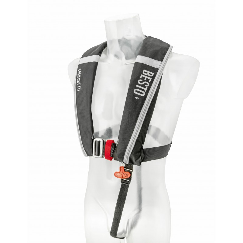 Comfort fit 180N zwart/grijs