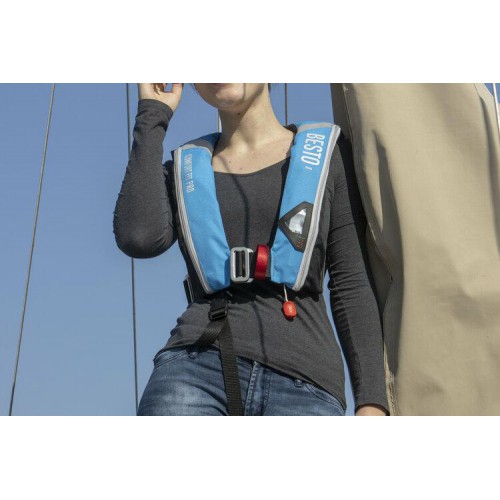 Comfort fit PRO 300N ijsblauw/zwart