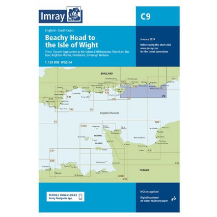 Imray C 9 - Beachy Head to Isle of Wight