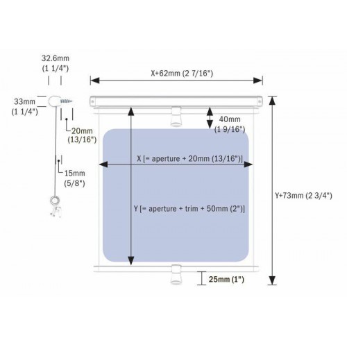 Cabinshade rolgordijn zilver maat 2