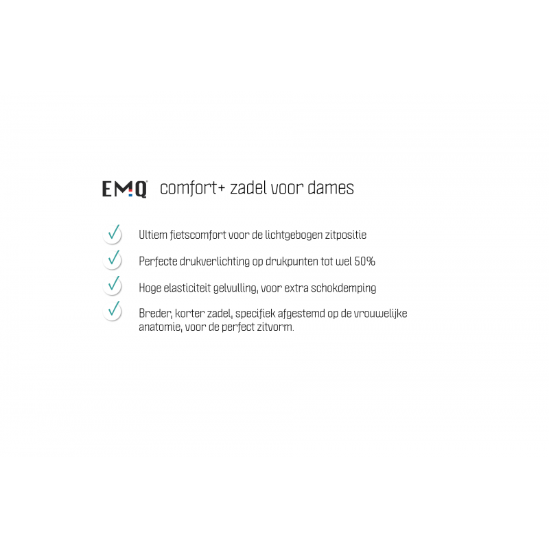 Comfort + zadel dames