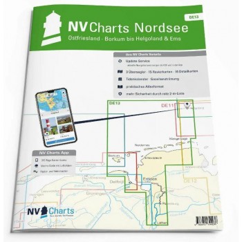 NV Atlas Duitsland DE 13 - Ostfriesland - Borkum bis Helgoland & Ems
