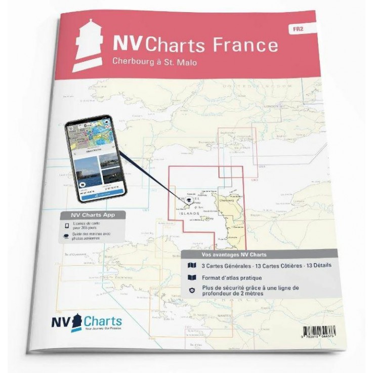 NV Atlas Frankrijk FR 2 - Cherbourg à St. Malo