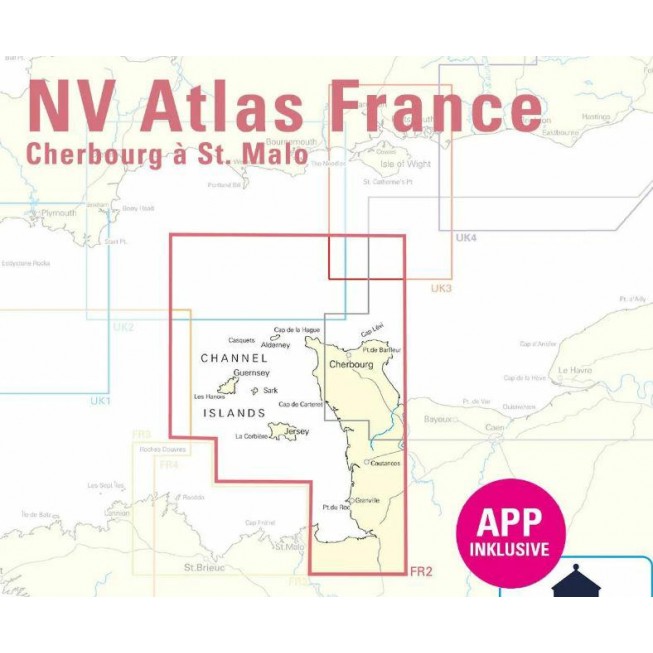 NV Atlas Frankrijk FR 2 - Cherbourg à St. Malo