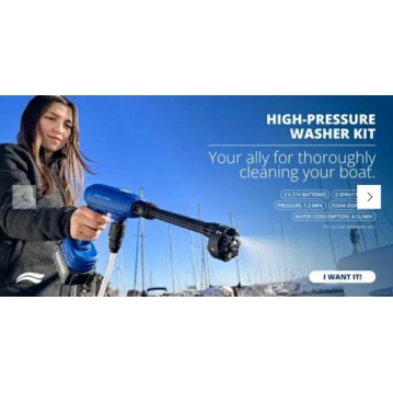 Hogedrukreiniger op accu