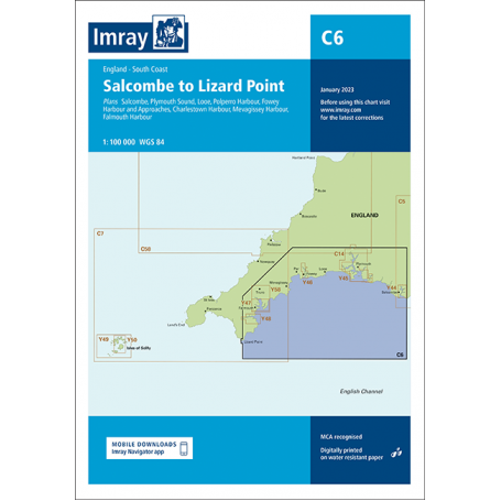 Imray C 6 - Salcombe to Lizard point