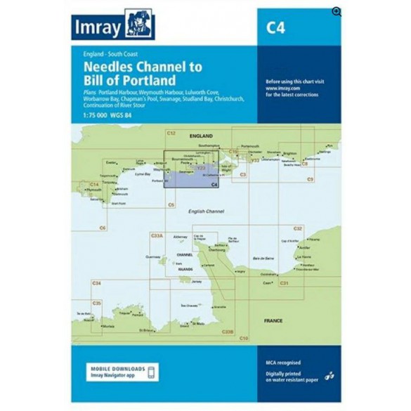 Imray C 4 - Needles Channel to Bill of Portland