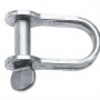 RVS D-plaatsluiting 6mm