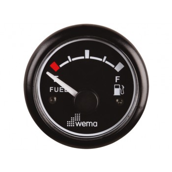 WEMA TANKMETER FUEL ZWART