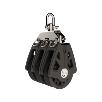 72MM Synchro Triple blok zwart