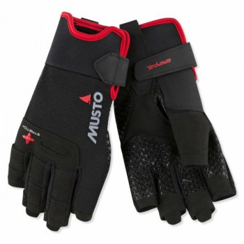 Musto Perf. Handschoenen M Korte vingers Zwart
