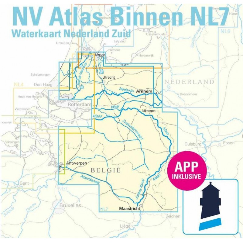 NV Atlas Nederland NL 7 - Binnenwater Zuid Nederland