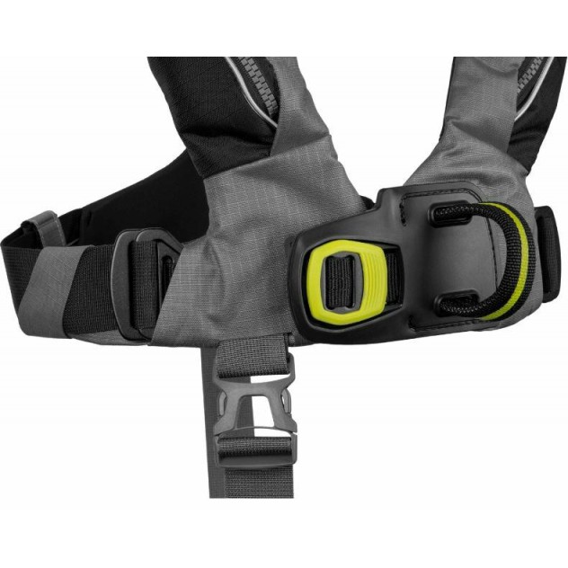 Deckvest 6D 170N steenkool grijs