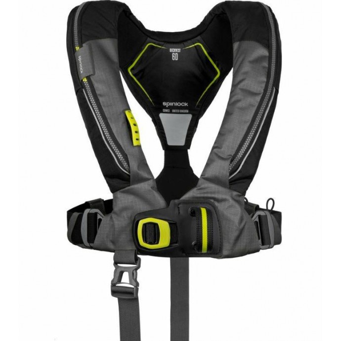 Deckvest 6D 170N steenkool grijs