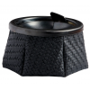 Windproof Asbak Rattan - Black