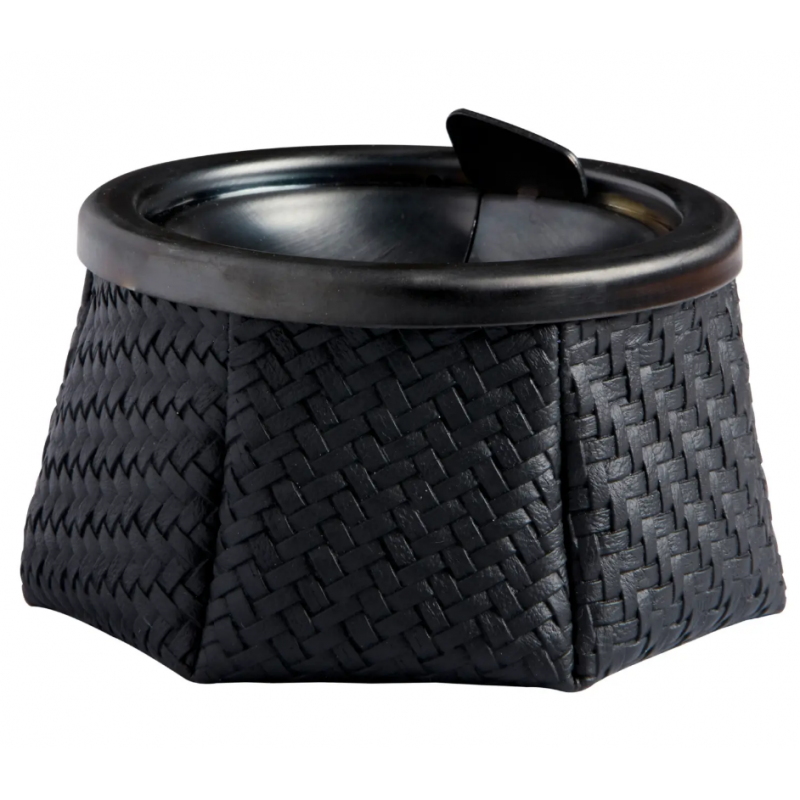 Windproof Asbak Rattan - Black