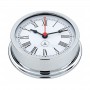 Quartz klok chroom Romeins 120mm R120C-R