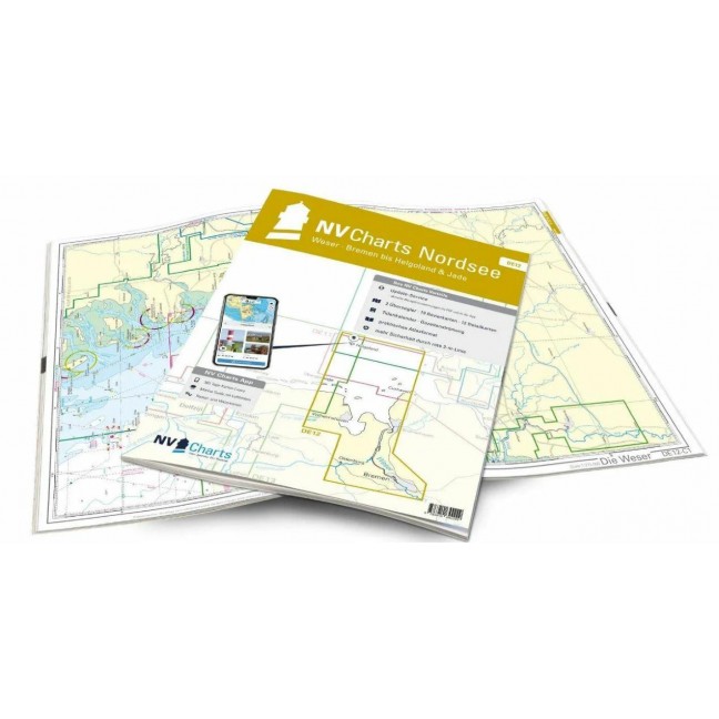 NV Atlas Duitsland DE 12 - Die Weser, Bremen bis Helgoland & Jade