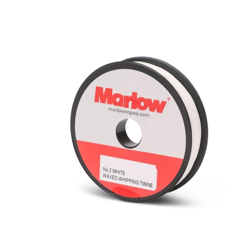 Takelgaren gewaxt nr.2,  92m, wit