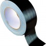Textieltape zwart 50mmx25m, watervast