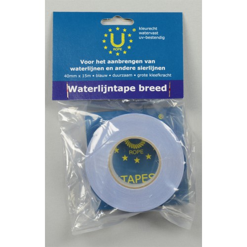 Waterlijntape Blauw 40mmx15m