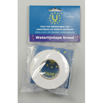 Waterlijntape Wit 40mmx15m