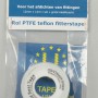 PTFE teflon fitterstape, 12mm x 12m, wit