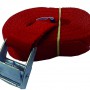 Spanband 3,5m met gesp, rood