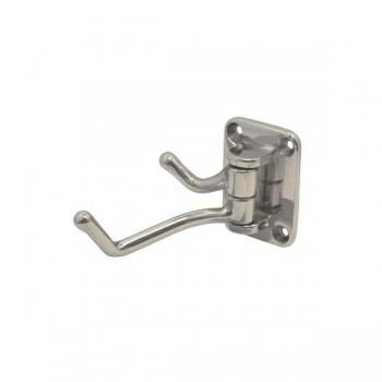 Kledinghaak 43 x 55 x 20mm Draaibaar