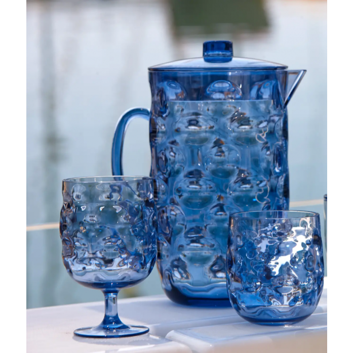 Moon Wijnglas Blue