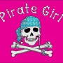 Piratenvlag - 30x45cm Pirate Girl