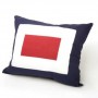 Kussen met signaalvlag W