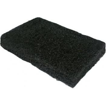 Kleine Scrub pad grof zwart